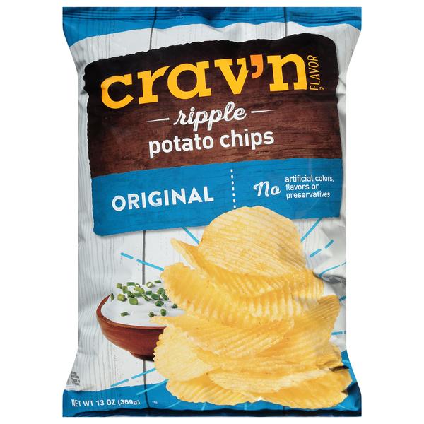 CRAV\u0027N FLAVOR POTATO CHIP RIPPLE