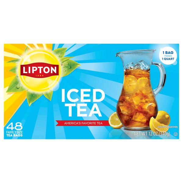 LIPTON ICED TEA FAMILY SIZE TEA BAGS